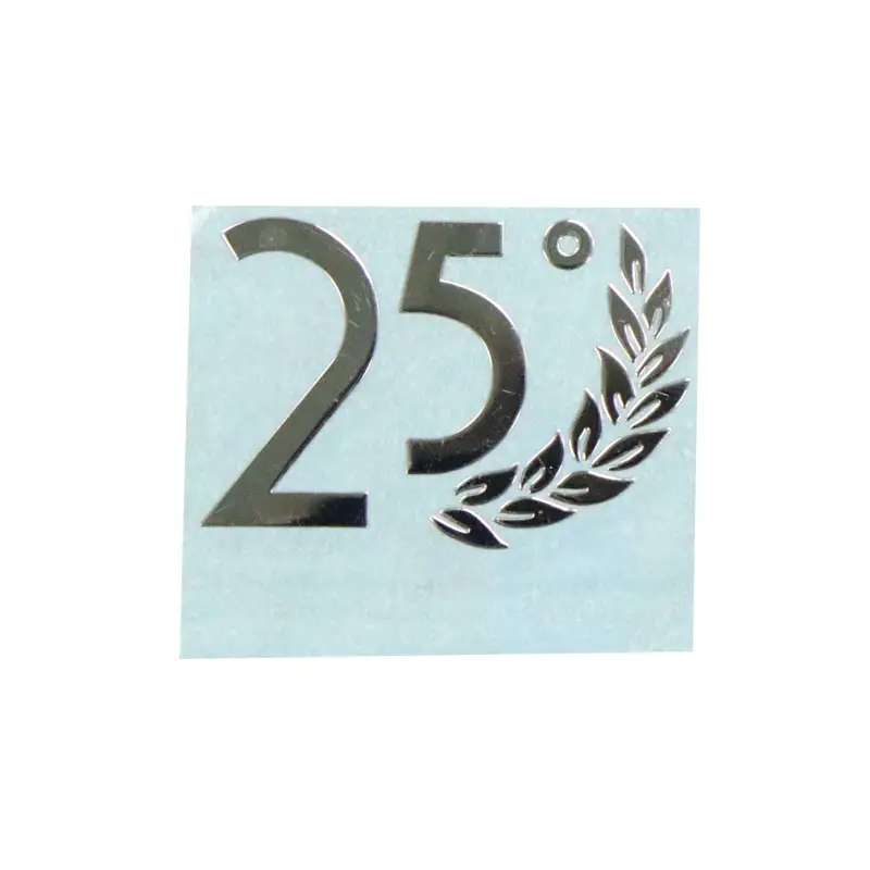 Custom Silver Nickel Sticker 1