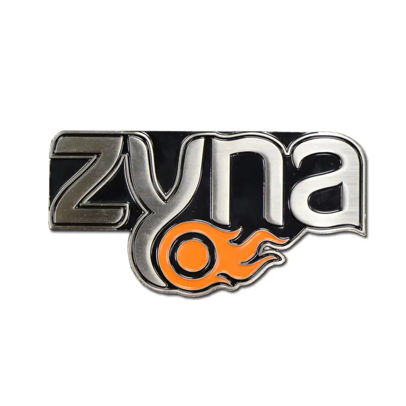 Placa de identificación con logotipo de aleación de zinc 1
