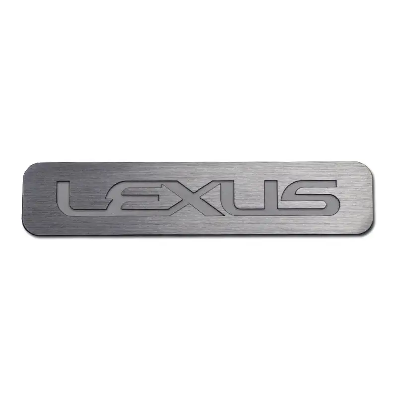 Custom Logo Embossed Nameplate For Car 1