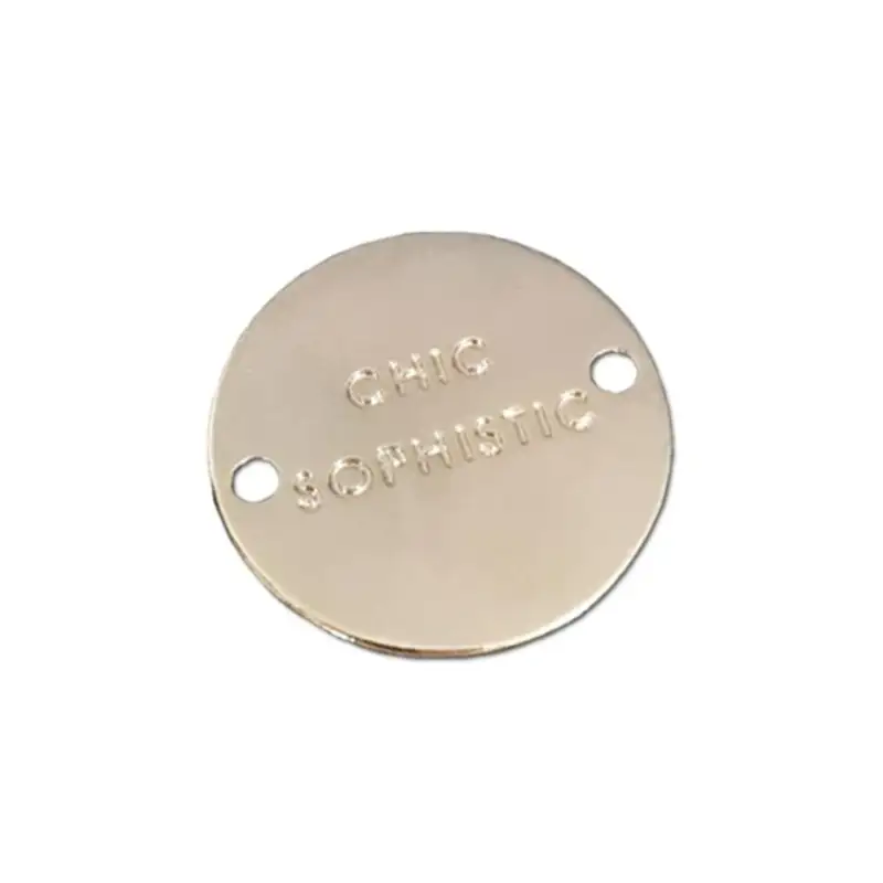 Custom zinc alloy logo nameplate 1