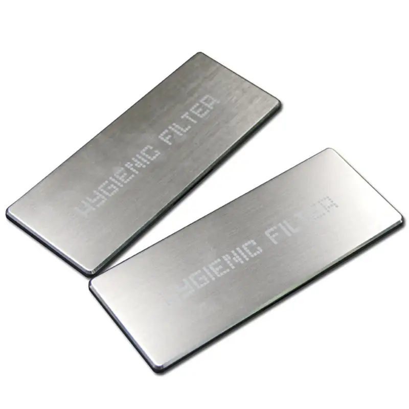 Placa de identificación de aluminio con logotipo láser personalizado 1
