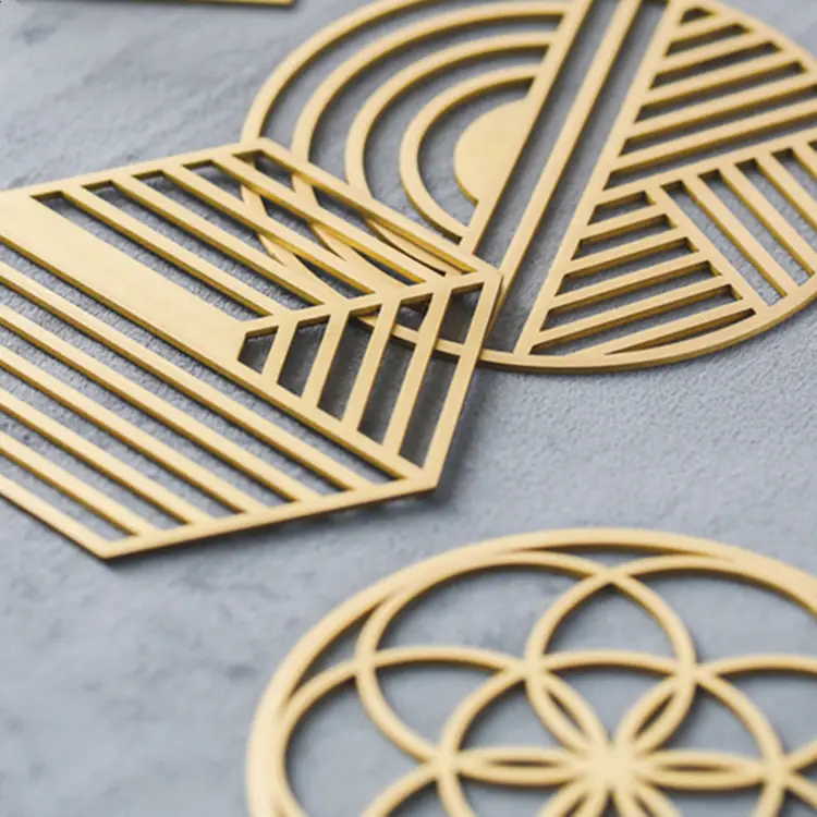 Custom Gold Metal Coasters Price List 7