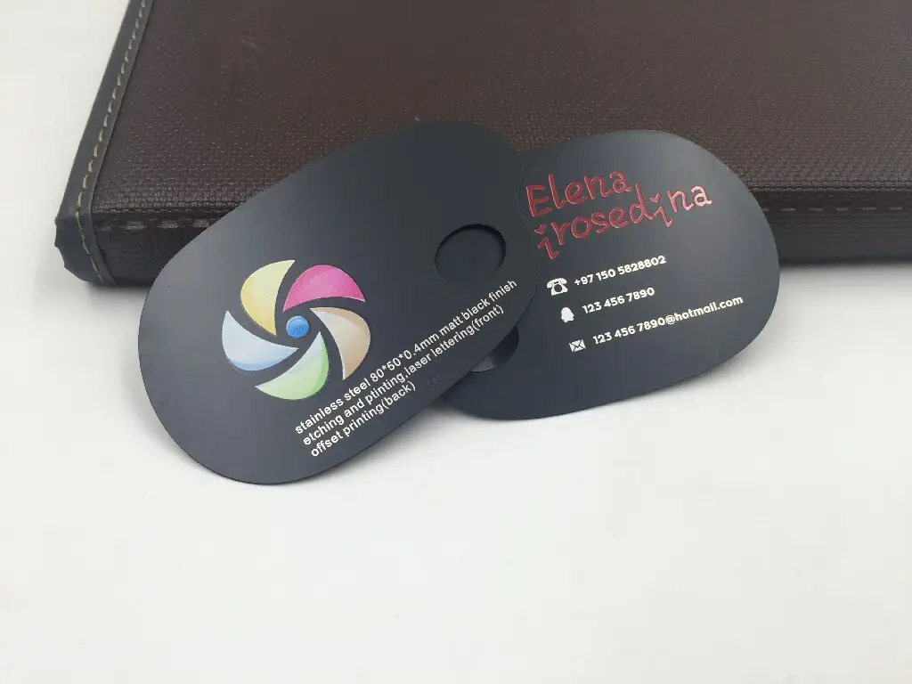 Custom Stainless Steel Business Cards Social Access Control Shopping Card Hotel VIP Wholesale - YongFu Hardware 5
