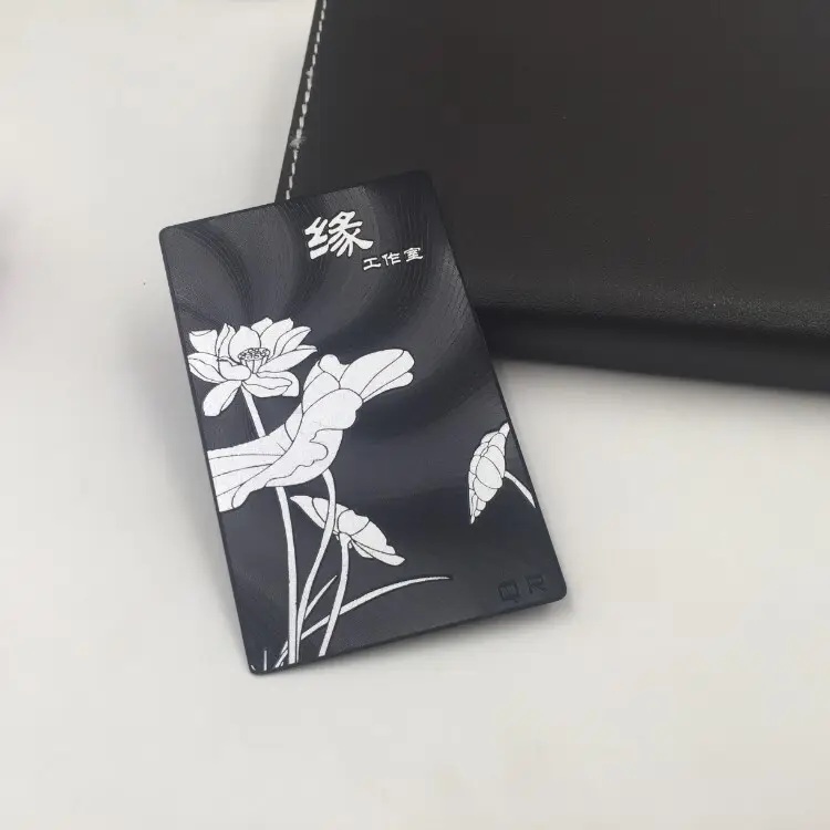 Custom Stainless Steel Business Cards Social Access Control Shopping Card Hotel VIP Wholesale - YongFu Hardware 6