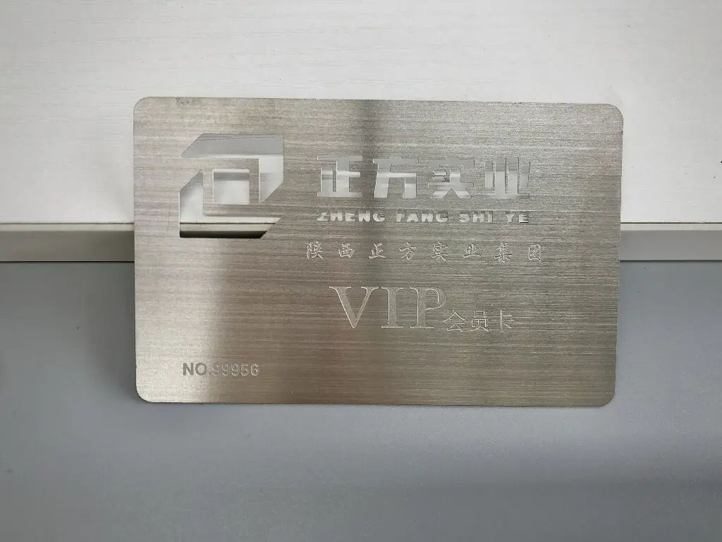 Custom Stainless Steel Business Cards Factory 6