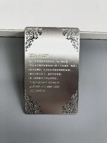 Custom Stainless Steel Business Cards Factory 8