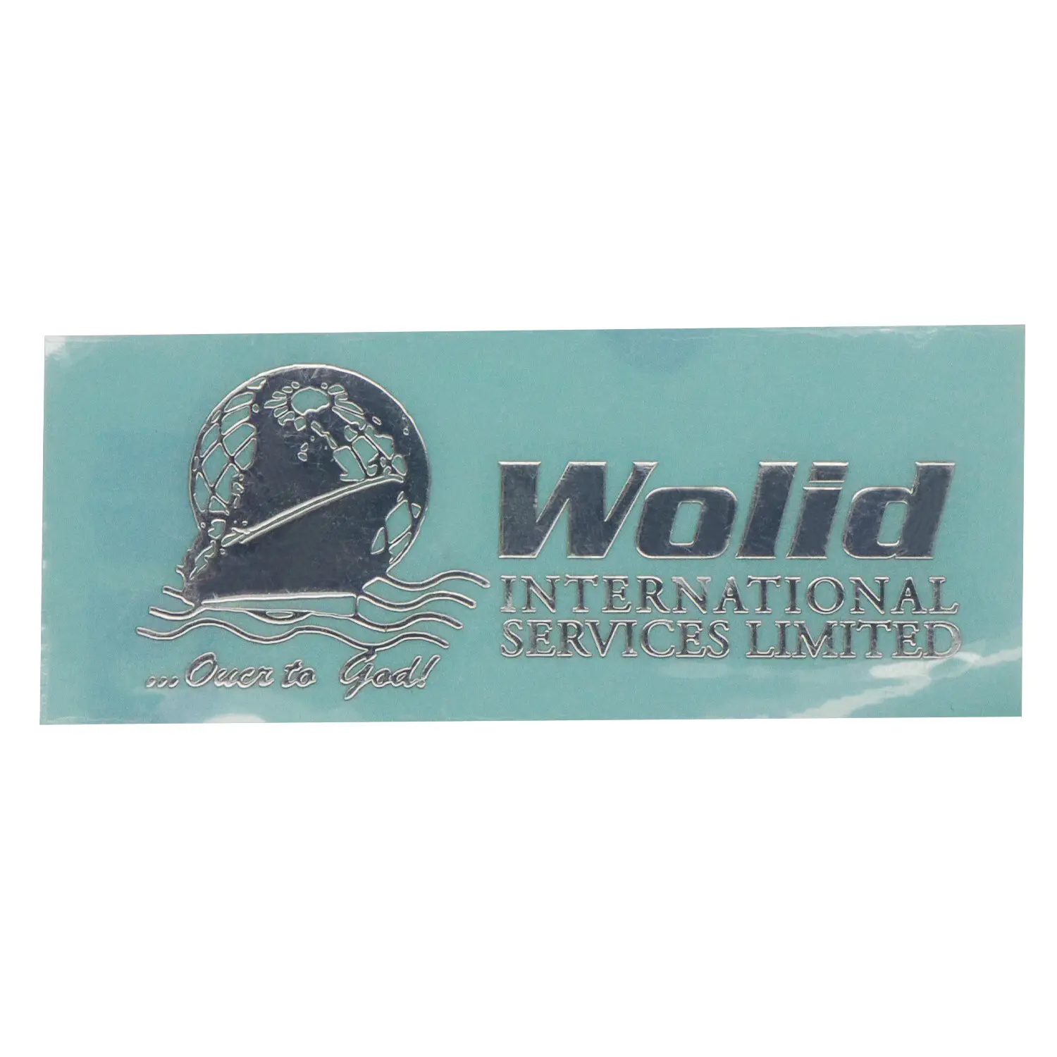 Custom injected stainless metal sticker ShunDing sticker 3