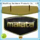 domed gold holes OEM door name plates ShunDing 1