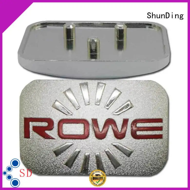 Wholesale car metal name plate ShunDing Brand 1