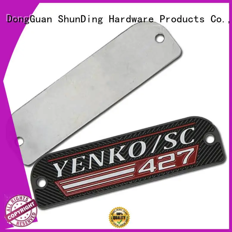 metal name plate exquisite embossed mounting ShunDing Brand door name plates 1