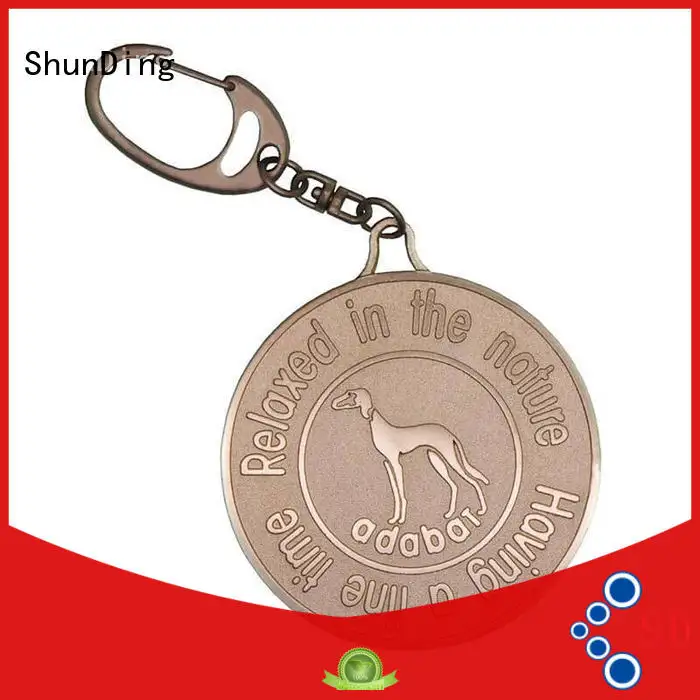 sandblasted chain color key tag ShunDing Brand company 1