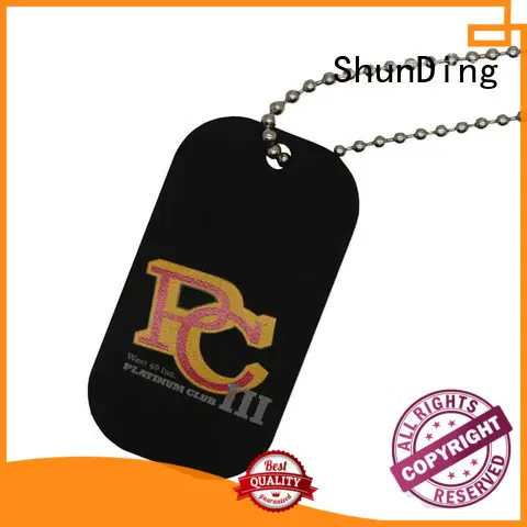 hang tag aluminum ShunDing Brand metal dog tags factory 1