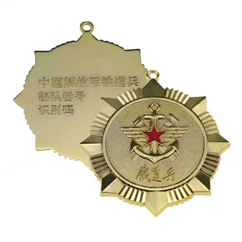 ShunDing Brand badge design customized plate metal badge 3