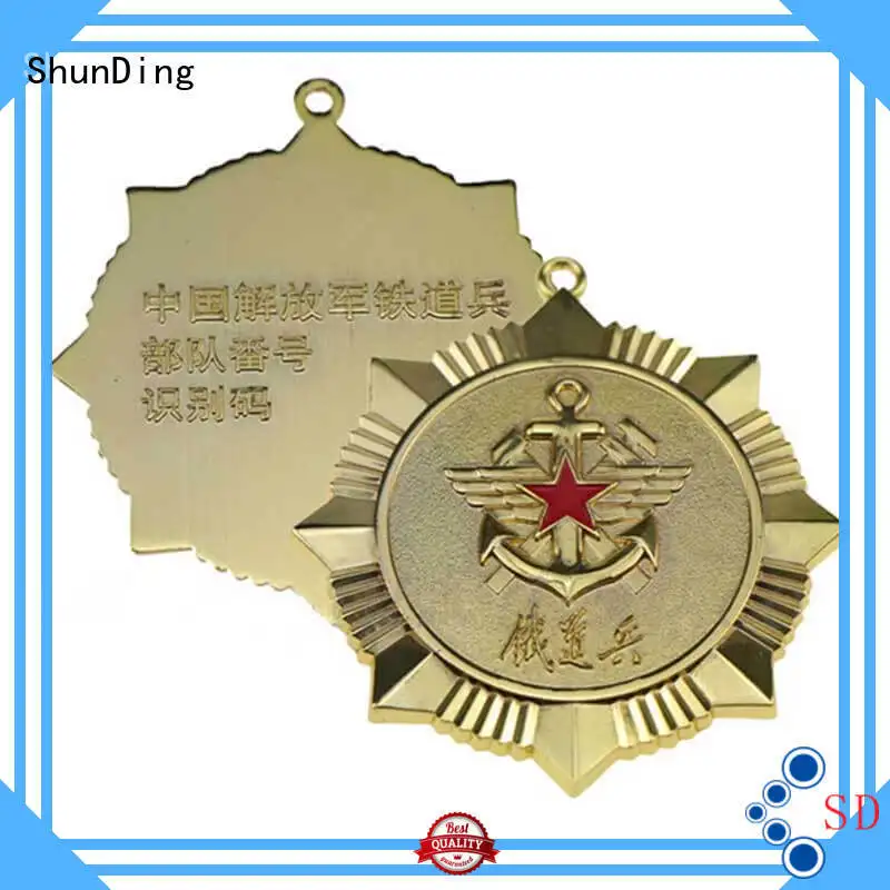 ShunDing Brand epoxy fancy diecasting metal badge manufacture 1