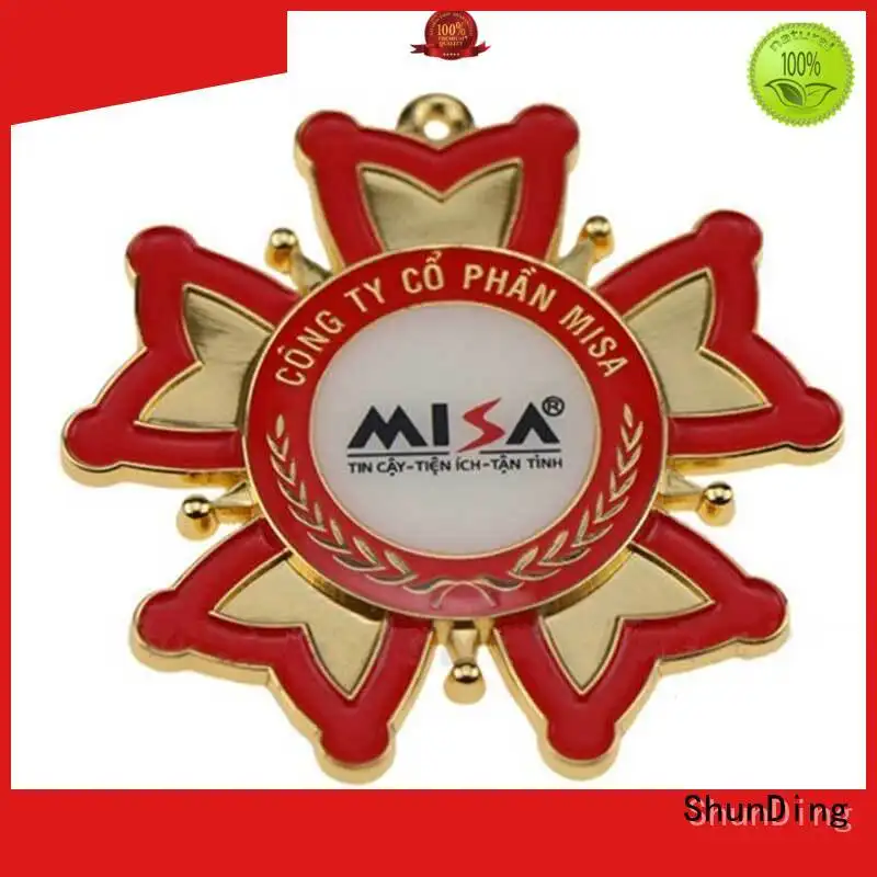 ShunDing Brand style metal badge price factory 1