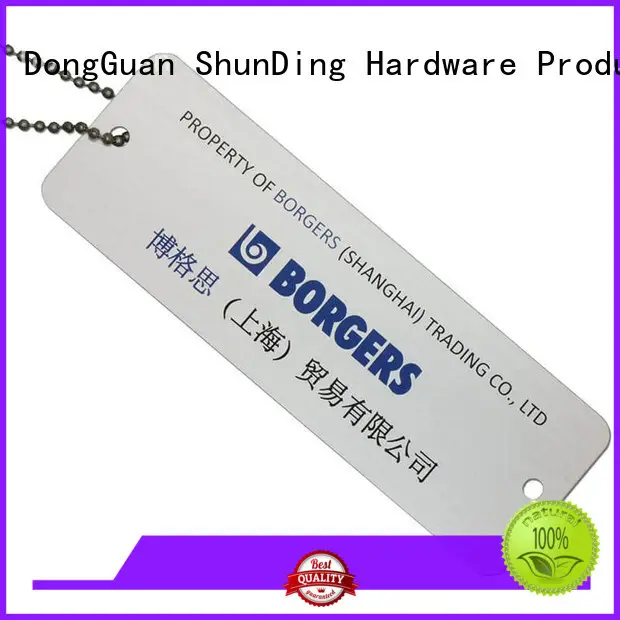 open custom ShunDing Brand metal dog tags 1