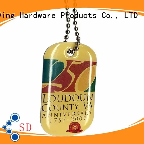 Quality ShunDing Brand metal dog tags sandblasted open 1