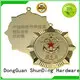 ShunDing Brand badge design customized plate metal badge 1
