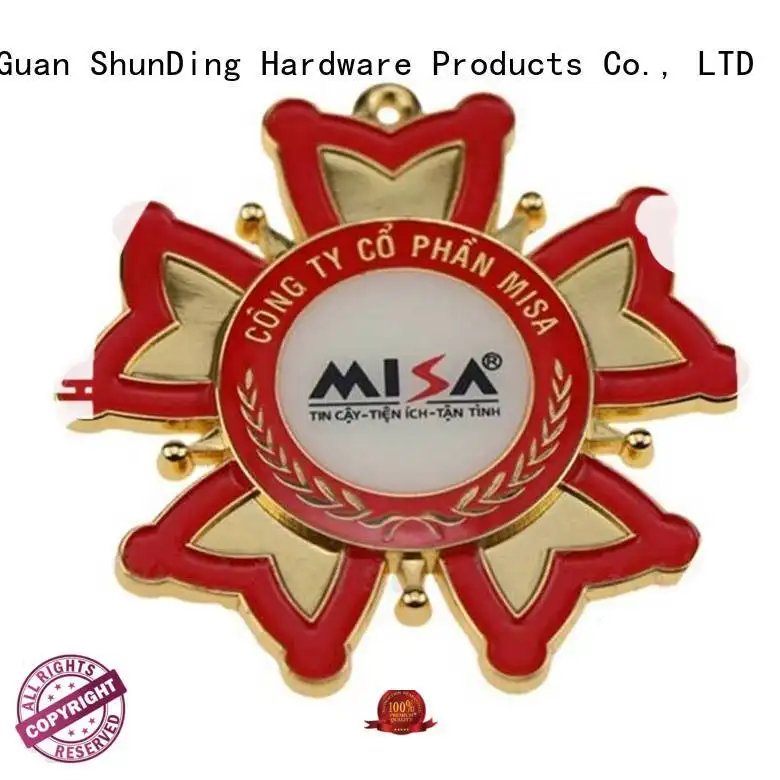 selling design metal badge logo epoxy ShunDing company 1