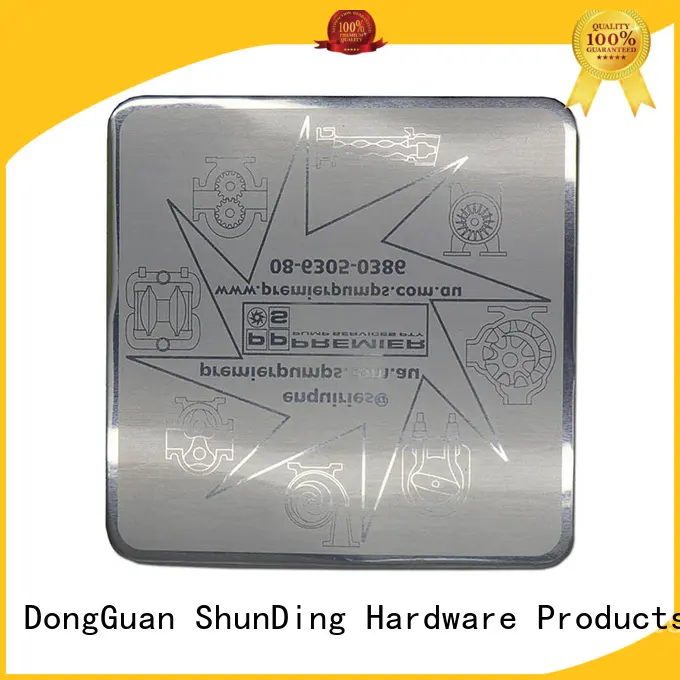 perfume Custom silver metal sticker aluminum ShunDing 1