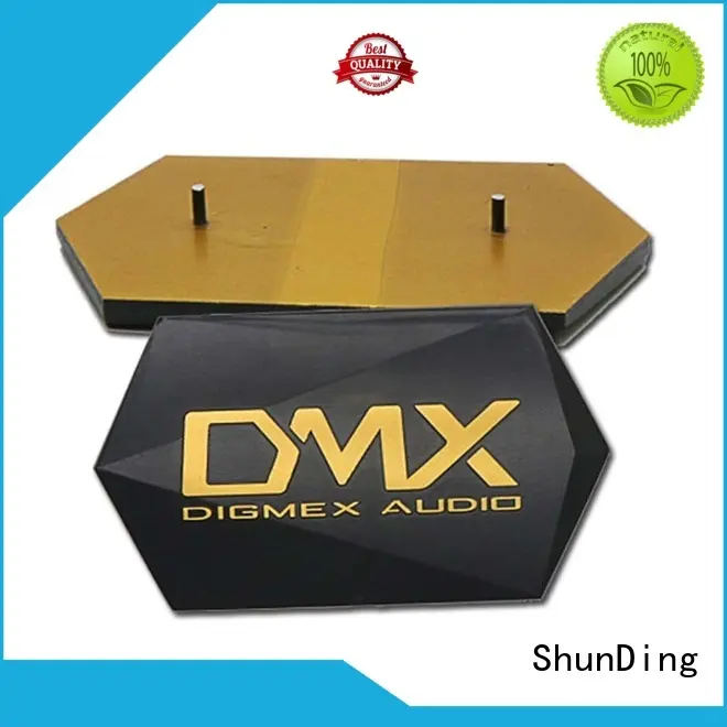 Wholesale brushing metal name plate ShunDing Brand 1