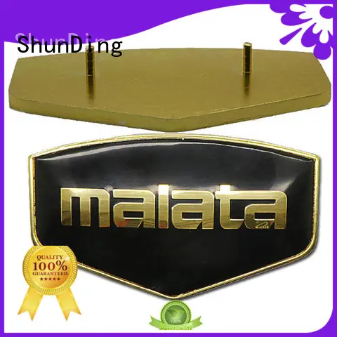 holes domed door name plates diamond cutting brushing ShunDing company 1