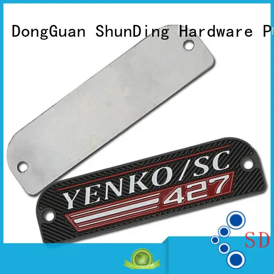 ShunDing Brand gold door name plates holes factory 1