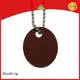 metal dog tags domed embossed pattern key tag manufacture 1
