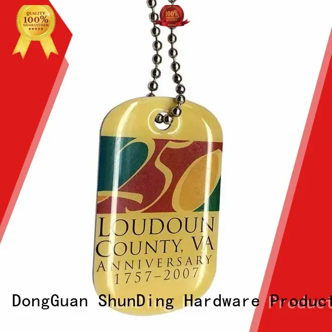 metal dog tags hang tag 3d key tag ShunDing Brand 1