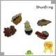 ShunDing Brand souvenir logo fancy metal badge 1