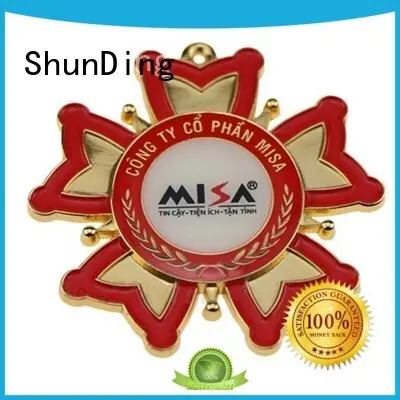 metal police badge diecasting ShunDing Brand metal badge 1