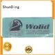 metal logo stickers matte etching injected ShunDing Brand 1