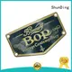 ShunDing Brand sticker thin etched metal logo stickers 1