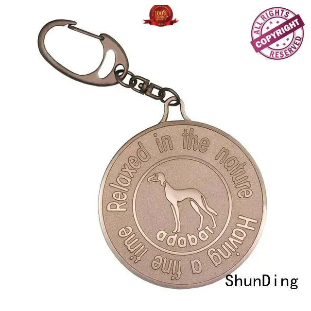 anodized color key tag printed garment ShunDing company 1
