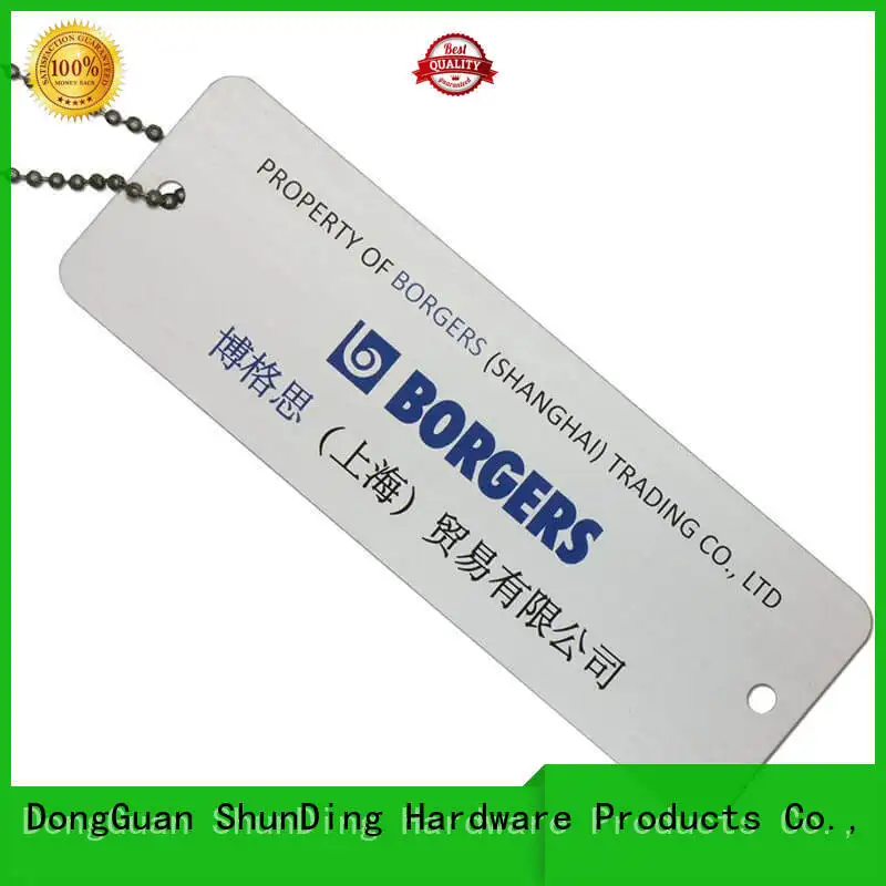 aluminum anodized metal dog tags ShunDing Brand 1