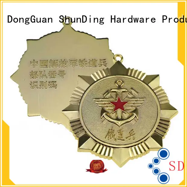 ShunDing Brand style adhesive metal badge diecasting factory 1