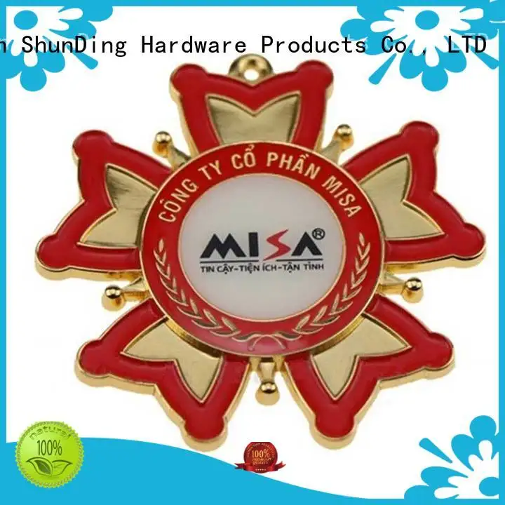 Wholesale souvenir metal police badge medal ShunDing Brand 1