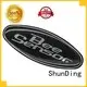 ShunDing Brand stamped thin customized etching metal sticker 1