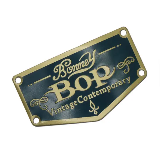 clean metal metal sticker ShunDing Brand 1