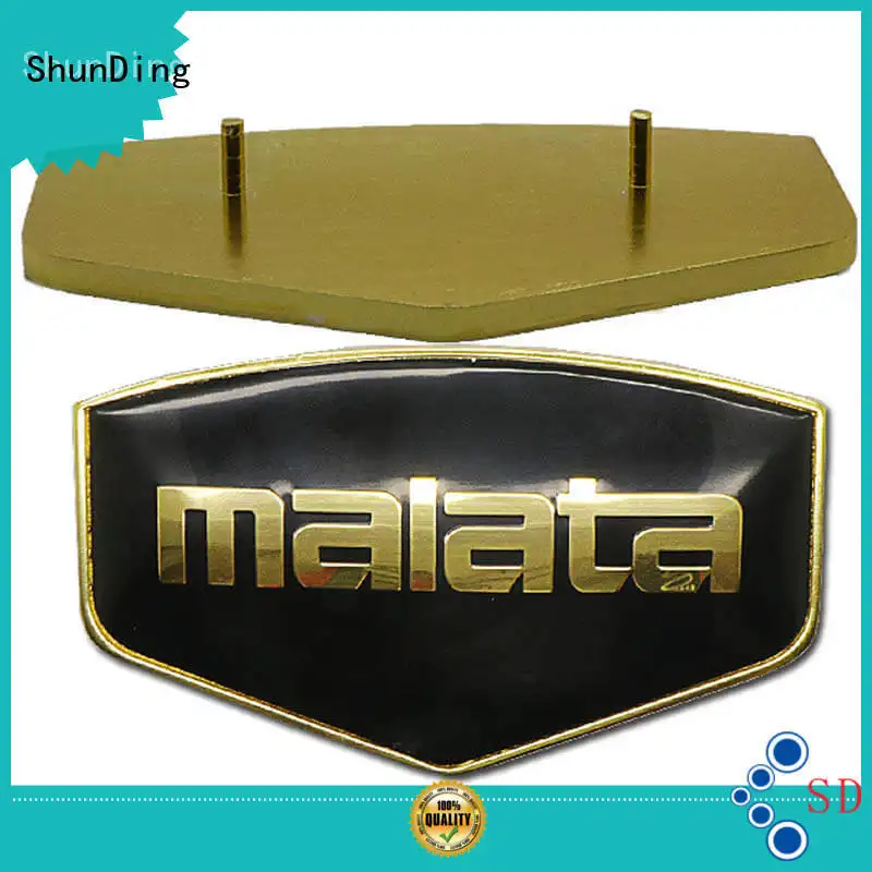 ShunDing Brand mounting private exquisite metal name plate 1