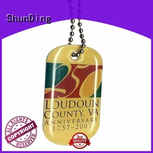 custom chain pattern key tag ShunDing Brand company 1