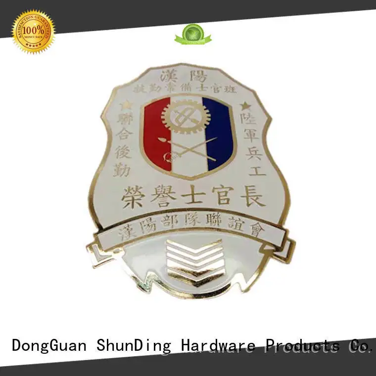 metal police badge adhesive design metal badge manufacture 1