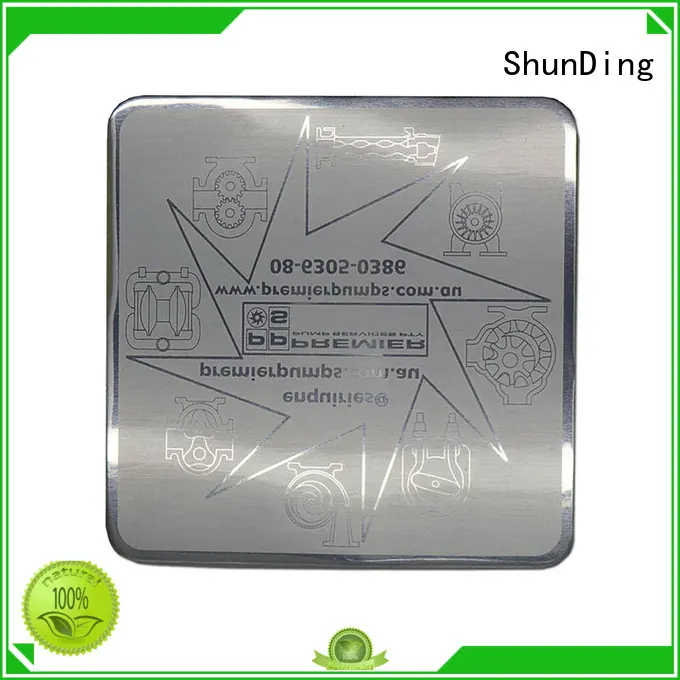 Quality ShunDing Brand wine metal sticker 1