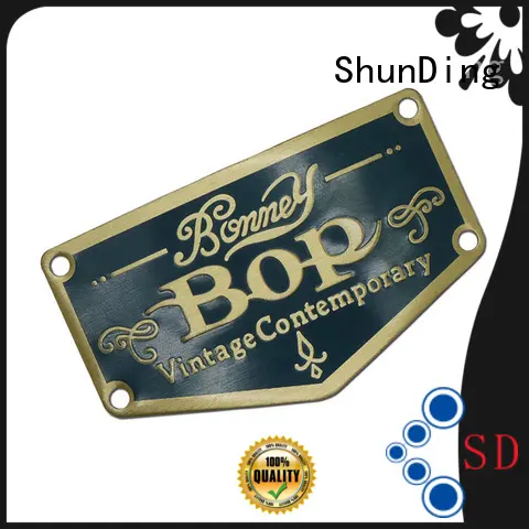ShunDing Brand aluminum customized metal sticker etching factory 1