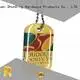 garment domed brushed key tag ShunDing 1