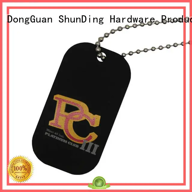 color open pattern metal dog tags ShunDing Brand 1