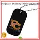 color open pattern metal dog tags ShunDing Brand 1