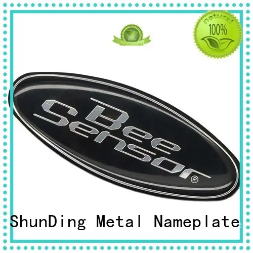 glossy aluminium sticker by Chinese manufaturer for staff ShunDing 1