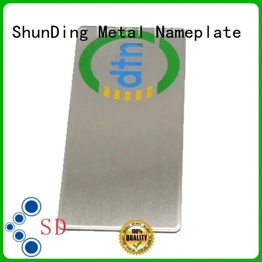 custom barcode labels stainless for meeting ShunDing 1