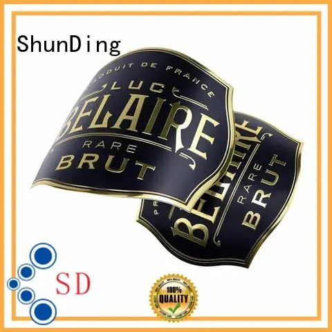 ShunDing new-arrival custom aluminum labels perfume for identification 1